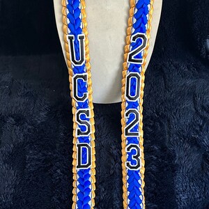 Graduation lei, Ribbon lei, Custom lei, letter lei, boy, girl, gift, custom, handmade, made to order