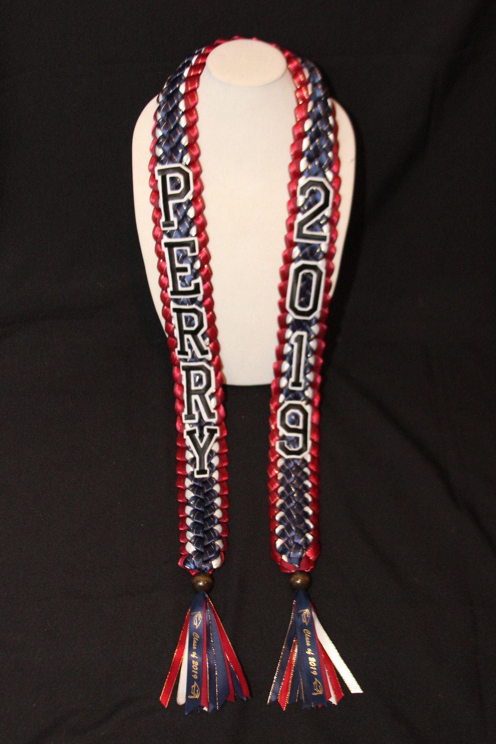 Graduation lei Ribbon lei Custom lei letter lei boy girl Etsy