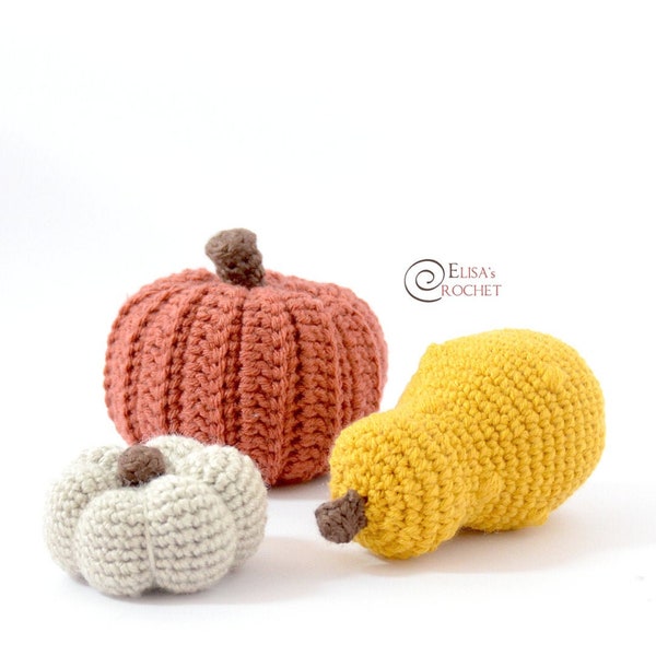PUMPKIN set | PDF Amigurumi Crochet pattern | English only