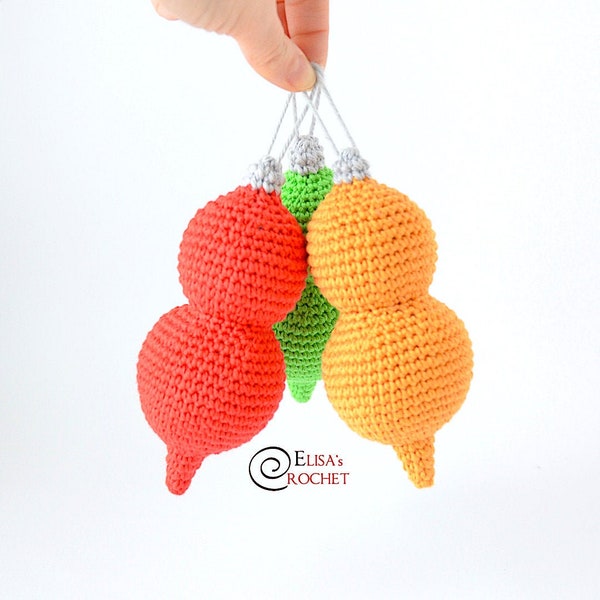 Christmas Tree ORNAMENTS | PDF Amigurumi Crochet pattern | English only