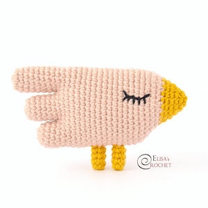 CROCHET PATTERN Pinky BIRD Amigurumi doll / Birdy / Stuffed Doll / Easy Instructions / Handmade Plushie / Sweet pdf only image 1