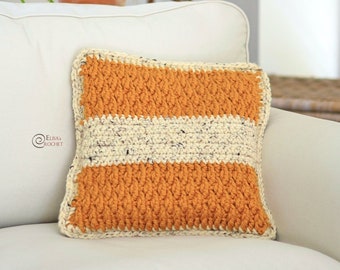 CROCHET PATTERN -  Ginger Cookie Cushion Cover / Decoration / Home / Easy Instructions / Gift Idea / Handmade - pdf only