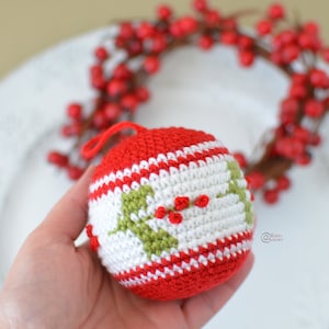 CROCHET PATTERN -  Christmas ORNAMENT/ Holiday / Christmas Tree / Festivities / Decoration / Home / Easy Instructions / Handmade - pdf only