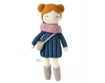 CROCHET PATTERN -  Anna the DOLL / Amigurumi / Baby Nursery / Toy / Easy Instructions / Handmade - pdf only