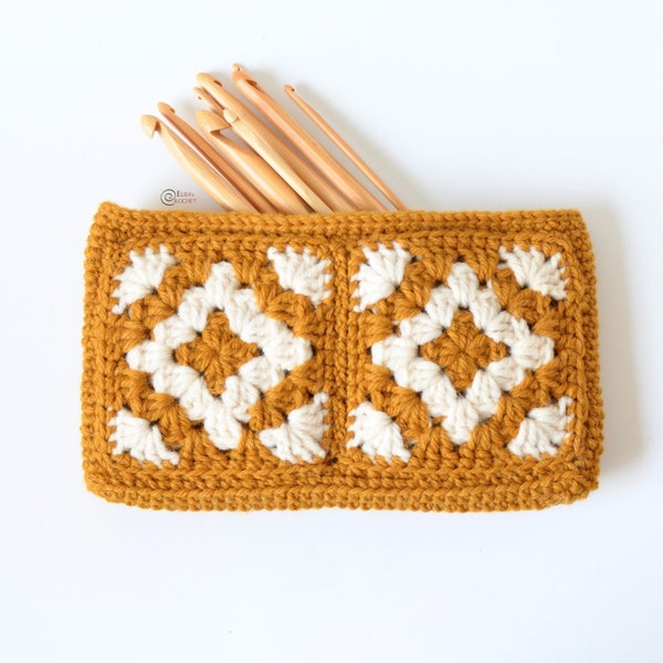 CROCHET PATTERN - DIAMOND Pouch / Crochet / Bag / Purse / Case / Easy Instructions / Handmade - pdf only