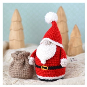 CROCHET PATTERN - SANTA Claus Amigurumi / Stuffed Doll / Easy Instructions / Holiday / Handmade / Christmas - pdf only