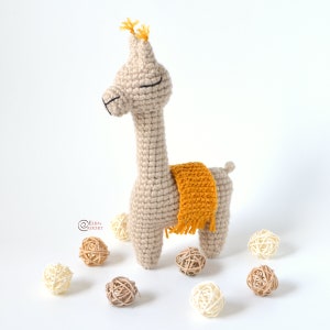 CROCHET PATTERN VIOLET the Alpaca / Amigurumi / Stuffed Doll / Easy Instructions / Animals / Llama / Handmade pdf only image 2
