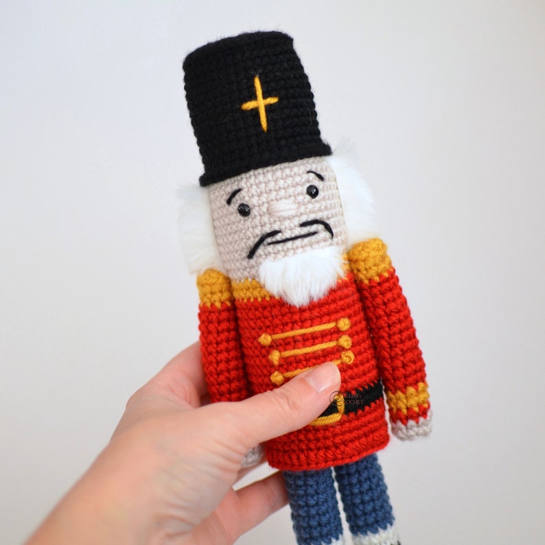 CROCHET PATTERN NUTCRACKER / Amigurumi / Stuffed Doll / Easy Instructions / Handmade/ Christmas pdf only image 3