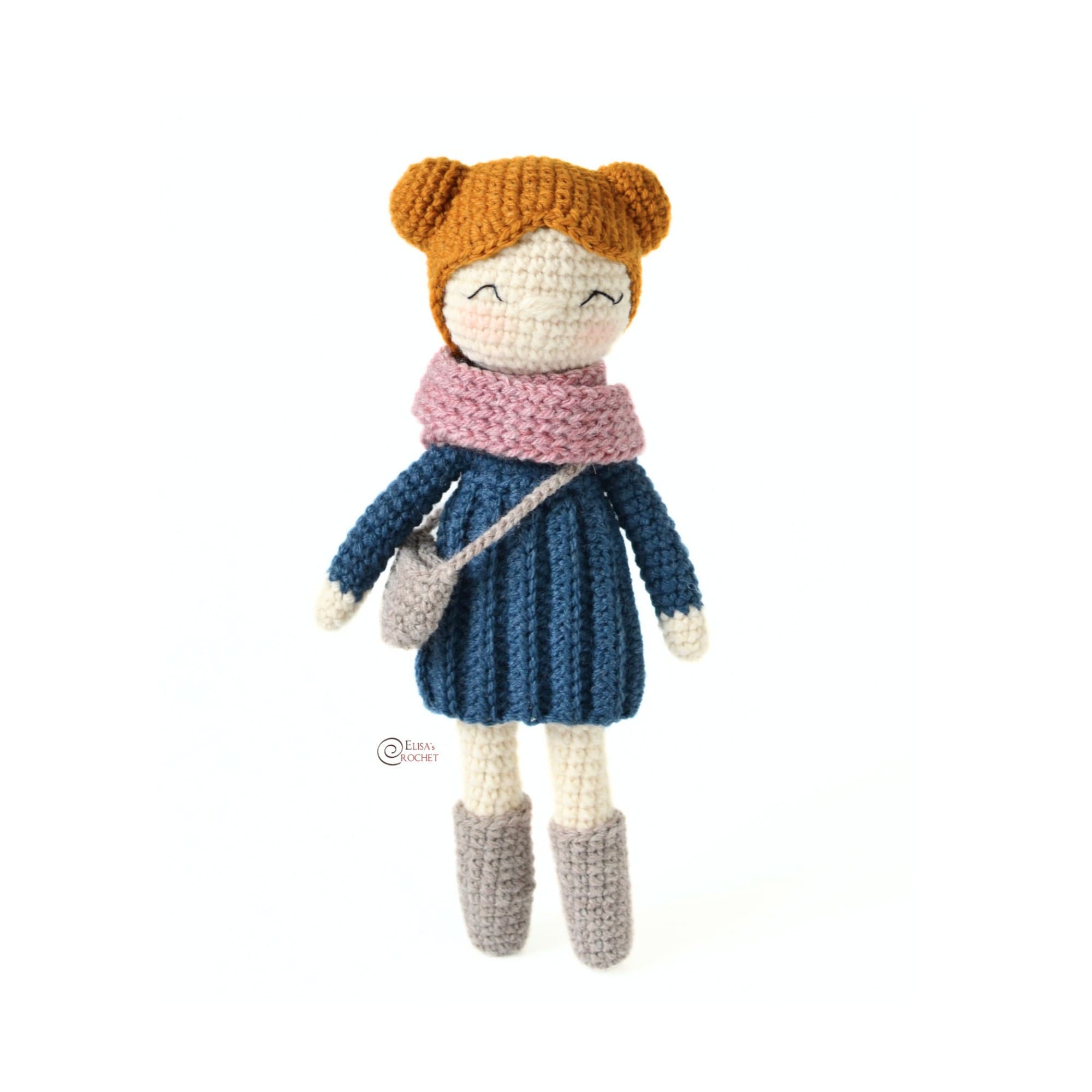 Kids Edition Mini Dress up Doll Amigurumi Pattern. Pdf Crochet Pattern 