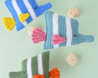 FISKAR | PDF Amigurumi Virkmönster | Endast engelska