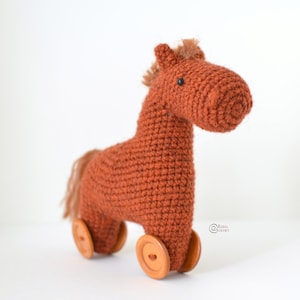 CROCHET PATTERN HORSE Toy/ Amigurumi / Stuffed Doll / Easy Instructions / Handmade/ Christmas pdf only image 3