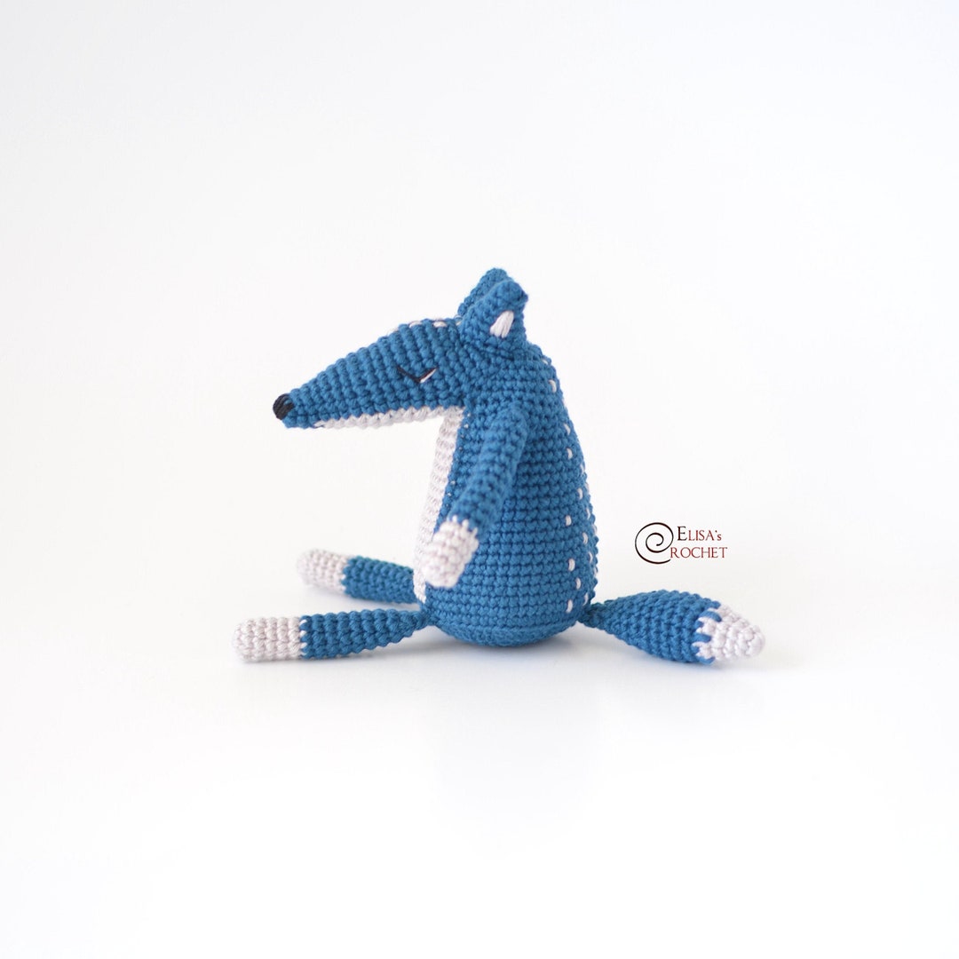 Duke the WOLF | PDF Amigurumi Crochet Pattern | English Only - Etsy