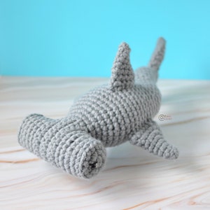 CROCHET PATTERN -  Holly the Hammerhead SHARK / Animal / Ocean / Sea / Easy Instructions / Handmade - pdf only