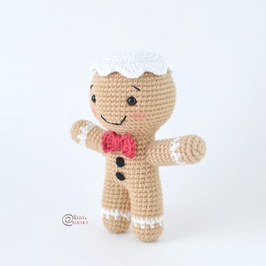 CROCHET PATTERN GINGERBREAD Man / Amigurumi / Stuffed Doll / Easy Instructions / Handmade / Christmas pdf only image 5