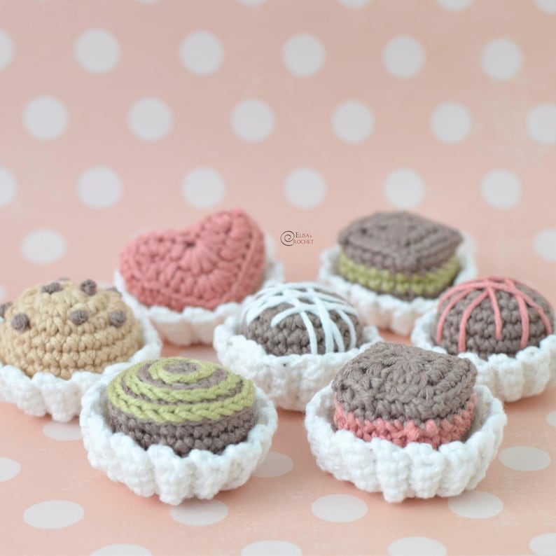 Valentine CHOCOLATES | PDF Amigurumi Crochet Pattern | English Only - Etsy