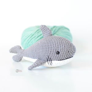 CROCHET PATTERN Finley the SHARK Amigurumi / Stuffed Doll / Easy Instructions / Holiday / Handmade / Christmas pdf only image 2