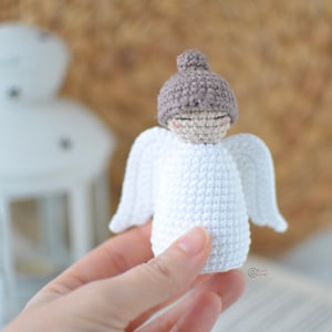 CROCHET PATTERN Little Angel / Amigurumi / Stuffed Toy / Easy Instructions / Handmade / Decor / Christmas / Christmas Tree pdf only image 5