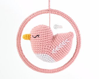 CROCHET PATTERN - Little BIRDIE Amigurumi / Stuffed Doll / Easy Instructions / Holiday / Handmade / Christmas / Bird - pdf only