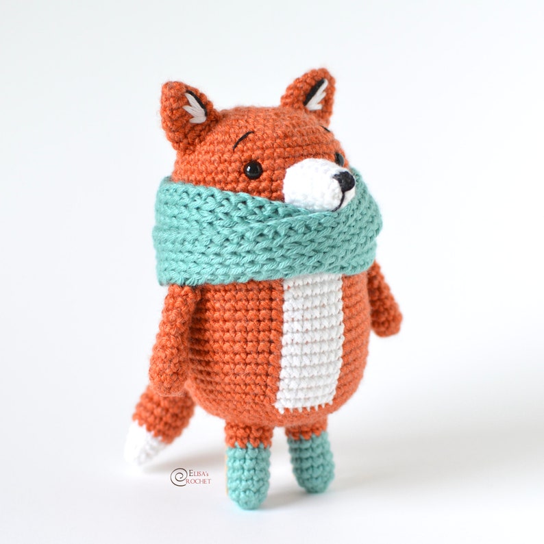 CROCHET PATTERN RUDY the Fox / Amigurumi / Stuffed Doll / Easy Instructions / Animals / Handmade pdf only image 5