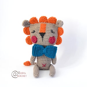 CROCHET PATTERN CECIL the Lion Amigurumi doll / Stuffed Doll / Easy Instructions / Kitten / Cat / Handmade Plushie pdf only image 4