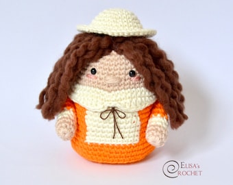 Dorothy PILGRIMEN | PDF Amigurumi Virkmönster | Endast engelska