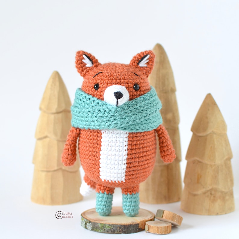 CROCHET PATTERN RUDY the Fox / Amigurumi / Stuffed Doll / Easy Instructions / Animals / Handmade pdf only image 3