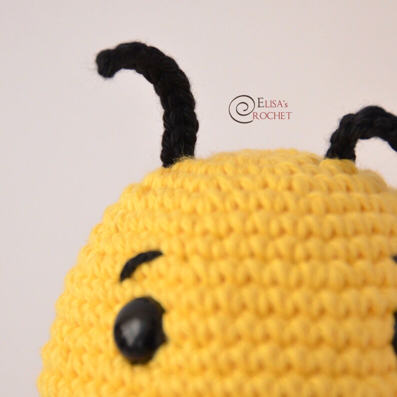 CROCHET PATTERN MYA the Bee Amigurumi doll / Stuffed Doll / Easy Instructions / Handmade Plushie pdf only image 5