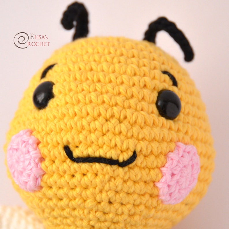 CROCHET PATTERN MYA the Bee Amigurumi doll / Stuffed Doll / Easy Instructions / Handmade Plushie pdf only image 2