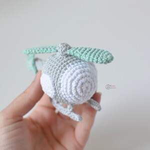 CROCHET PATTERN HELICOPTER/ Amigurumi / Stuffed Doll / Easy Instructions / Handmade/ Vehicle pdf only image 4