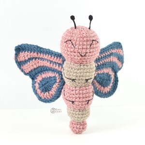 GEHAAKTE PATROON AVA de vlinder / Amigurumi / knuffel / Outer Space / Insect / eenvoudige instructies / handgemaakt alleen pdf afbeelding 5