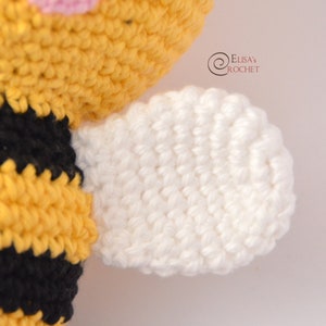 CROCHET PATTERN MYA the Bee Amigurumi doll / Stuffed Doll / Easy Instructions / Handmade Plushie pdf only image 4