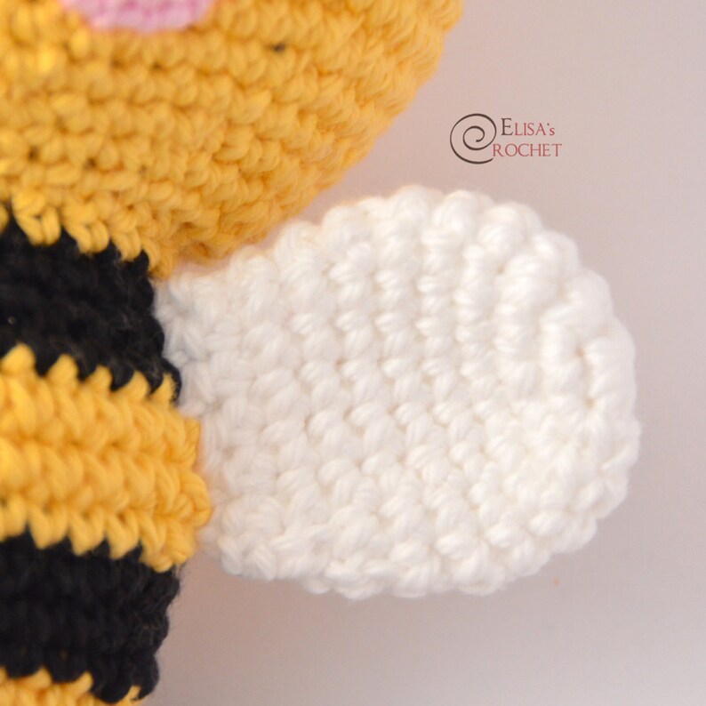 CROCHET PATTERN MYA the Bee Amigurumi doll / Stuffed Doll / Easy Instructions / Handmade Plushie pdf only image 4