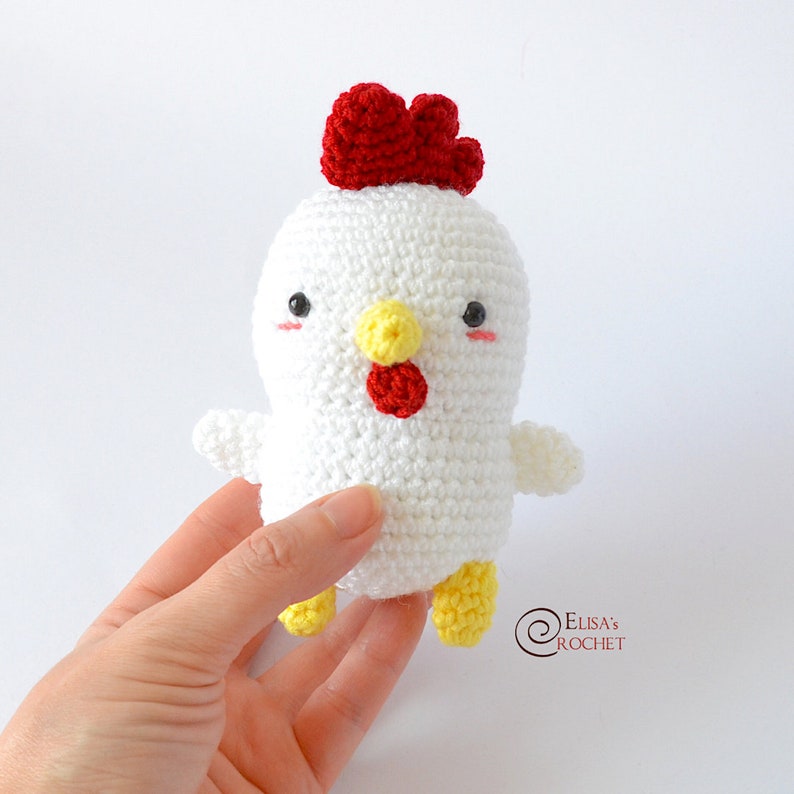 MOTIVO ALL'UNCINETTO Baby POLLO Amigurumi bambola / Bambola di pezza / Istruzioni facili / Uccello / Peluche fatto a mano solo pdf immagine 6