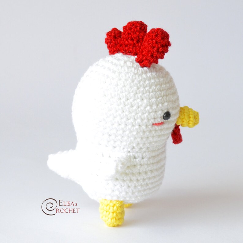 MOTIVO ALL'UNCINETTO Baby POLLO Amigurumi bambola / Bambola di pezza / Istruzioni facili / Uccello / Peluche fatto a mano solo pdf immagine 3