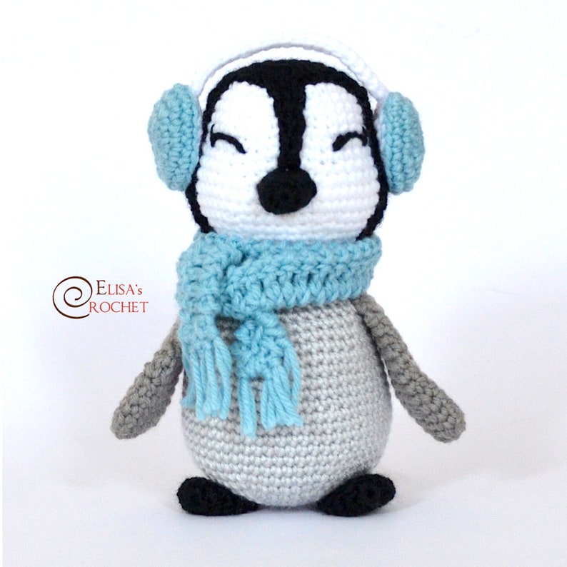 CROCHET PATTERN FROSTY the Baby Penguin Amigurumi doll / Stuffed Doll / Easy Instructions / Handmade Plushie / Christmas pdf only image 2