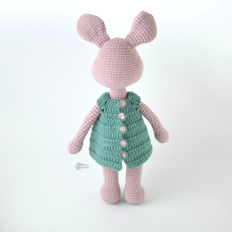 CROCHET PATTERN Camille the BUNNY / Amigurumi / Stuffed Toy / Easy Instructions / Doll / Handmade pdf only image 3