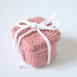 CROCHET PATTERN Gift BOX/ Amigurumi / Ornament / Easy Instructions / Handmade / Christmas pdf only image 5