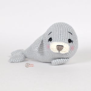 CROCHET PATTERN BENNY the Seal Amigurumi / Stuffed Doll / Easy Instructions / Ocean / Polar / Snow / Handmade / Bird pdf only image 4