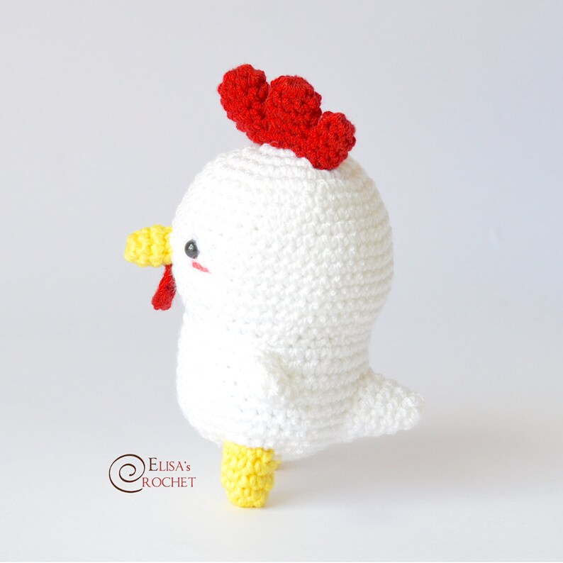 MOTIVO ALL'UNCINETTO Baby POLLO Amigurumi bambola / Bambola di pezza / Istruzioni facili / Uccello / Peluche fatto a mano solo pdf immagine 2