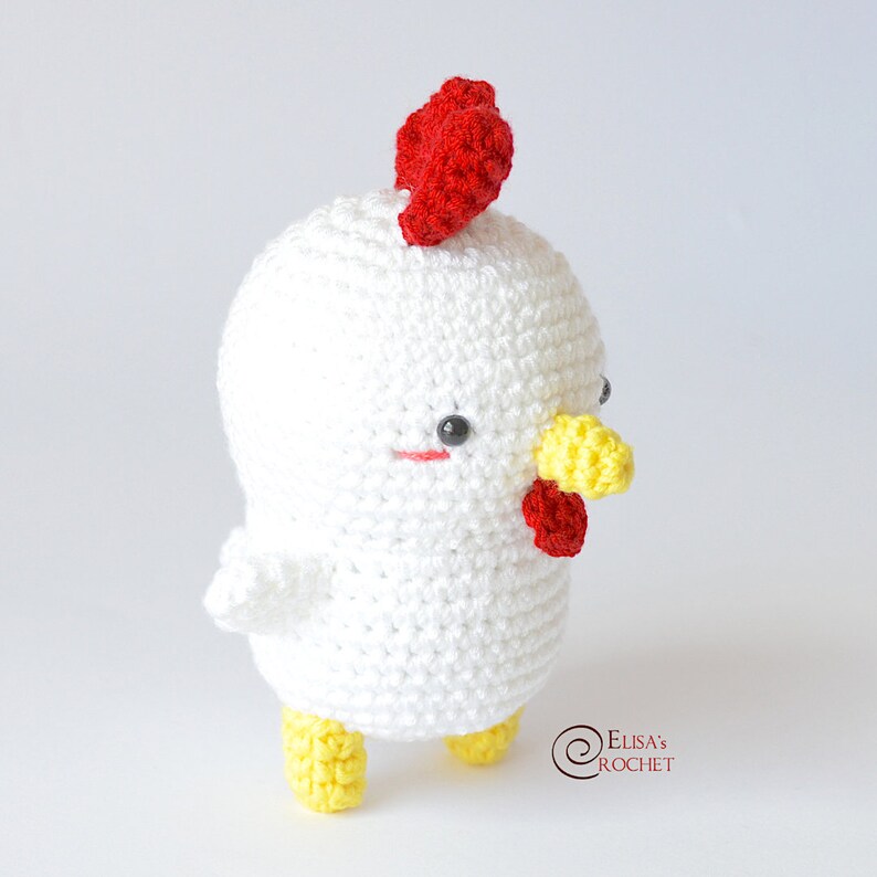 MOTIVO ALL'UNCINETTO Baby POLLO Amigurumi bambola / Bambola di pezza / Istruzioni facili / Uccello / Peluche fatto a mano solo pdf immagine 4