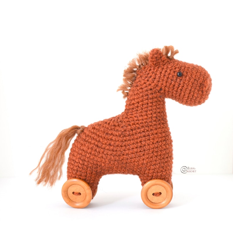 CROCHET PATTERN HORSE Toy/ Amigurumi / Stuffed Doll / Easy Instructions / Handmade/ Christmas pdf only image 2