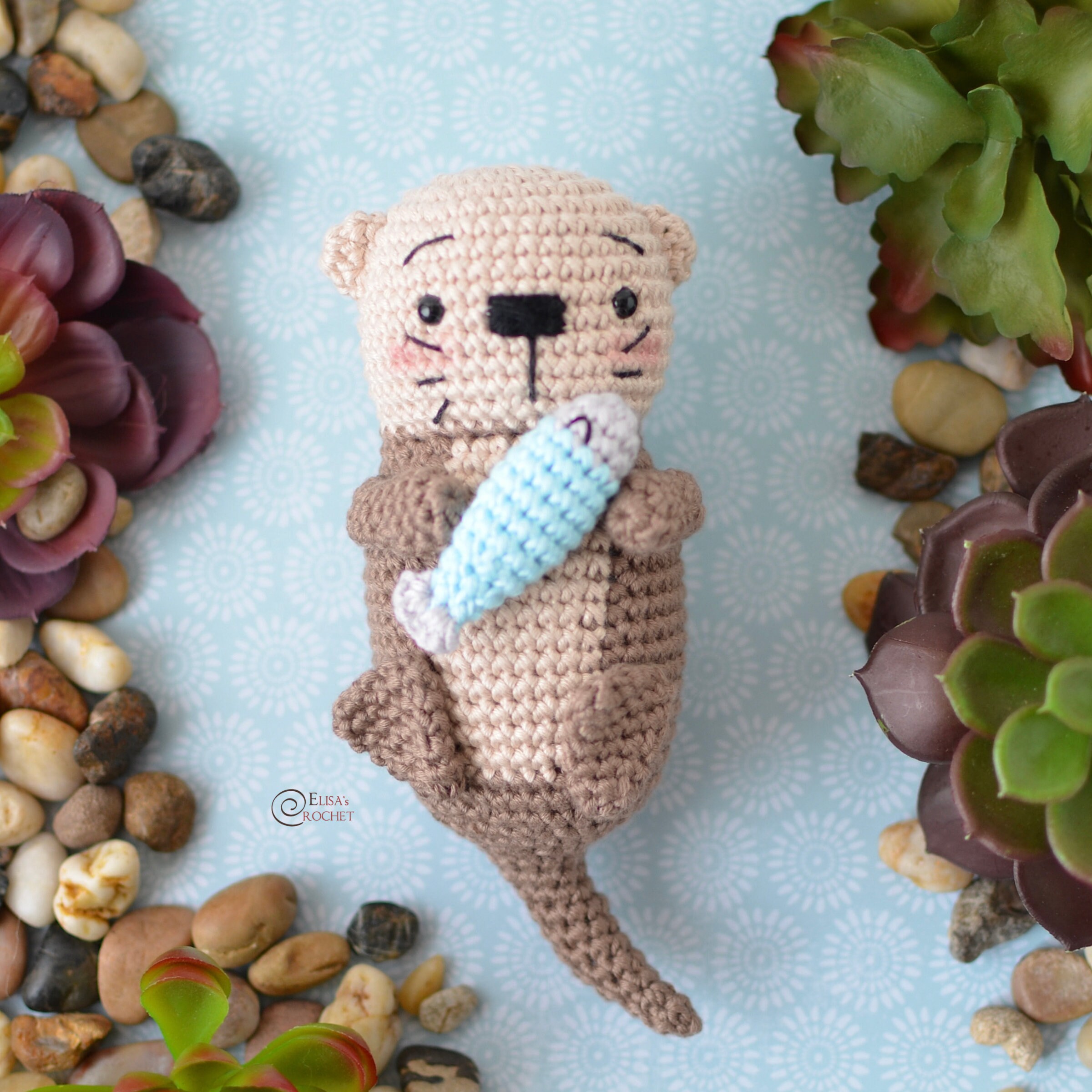 CROCHET PATTERN GILBERT the Otter / Amigurumi / Stuffed Doll - Etsy