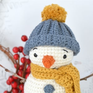 CROCHET PATTERN SNOWMAN / Amigurumi / Stuffed Toy / Easy Instructions / Handmade / Decor / Christmas pdf only image 2