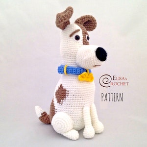 CROCHET PATTERN - Jack Russell Terrier Dog Amigurumi doll - pdf only