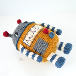 CROCHET PATTERN Pixie the ROBOT / Amigurumi / Stuffed Toy / Easy Instructions / Handmade pdf only image 7