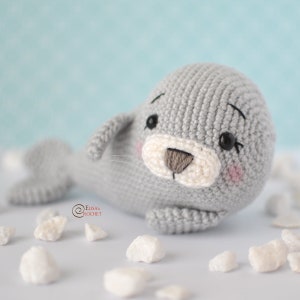 CROCHET PATTERN BENNY the Seal Amigurumi / Stuffed Doll / Easy Instructions / Ocean / Polar / Snow / Handmade / Bird pdf only image 3