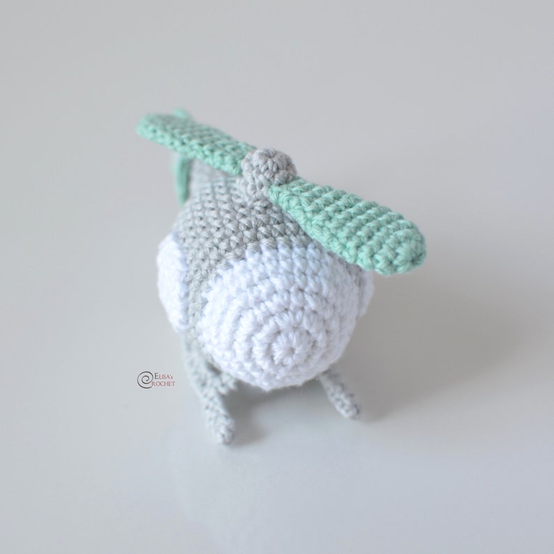 CROCHET PATTERN HELICOPTER/ Amigurumi / Stuffed Doll / Easy Instructions / Handmade/ Vehicle pdf only image 8