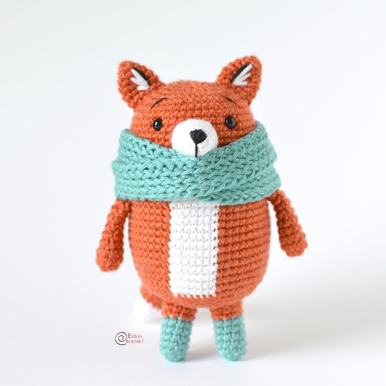 CROCHET PATTERN RUDY the Fox / Amigurumi / Stuffed Doll / Easy Instructions / Animals / Handmade pdf only image 4