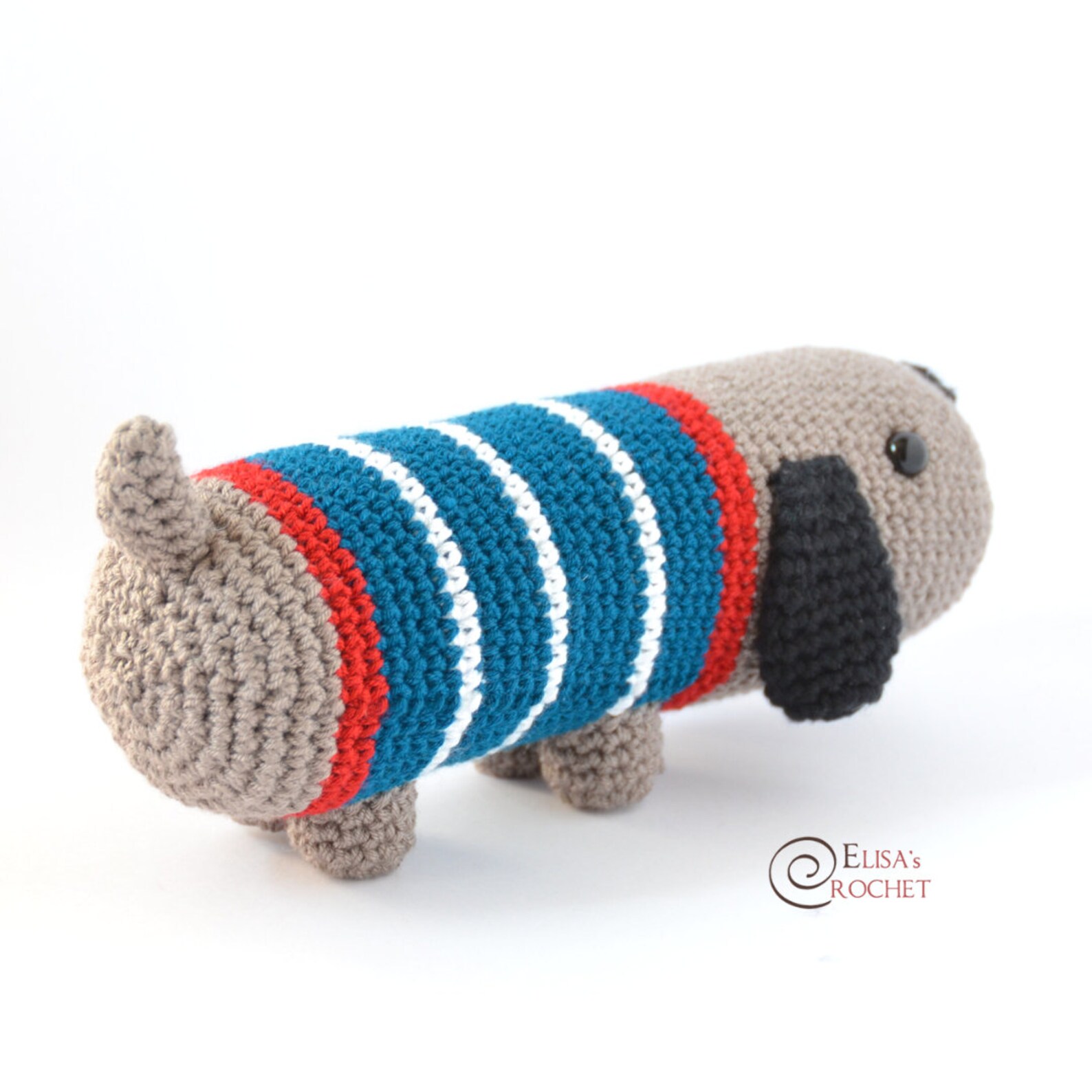 CROCHET PATTERN SAUSAGE Dog Amigurumi Doll / Stuffed Doll / Etsy