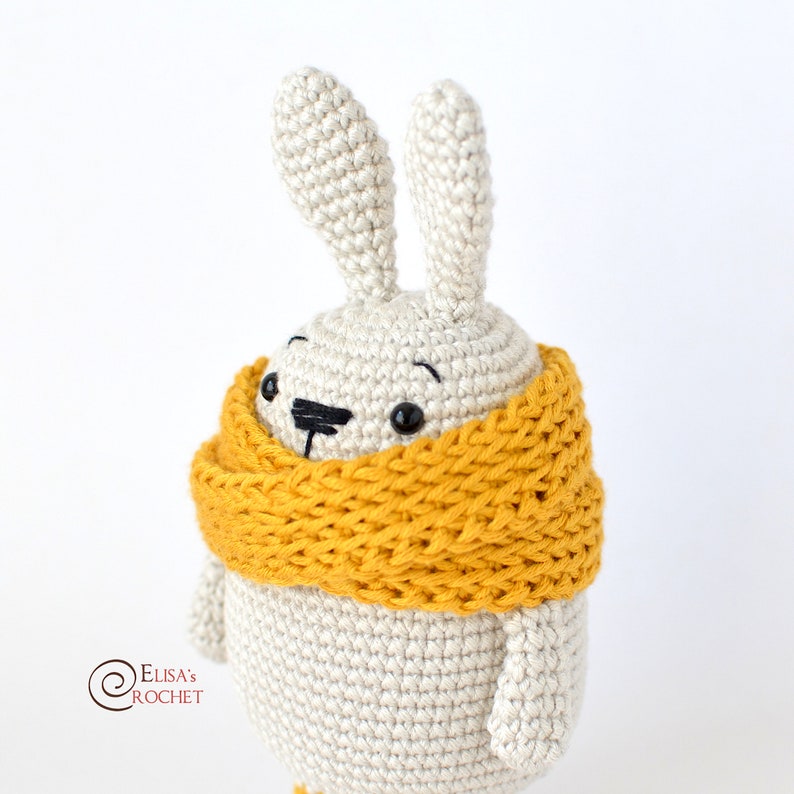 CROCHET PATTERN COCO the Rabbit Amigurumi / Stuffed Doll / Easy Instructions / Fall / Handmade / Bunny pdf only 画像 5